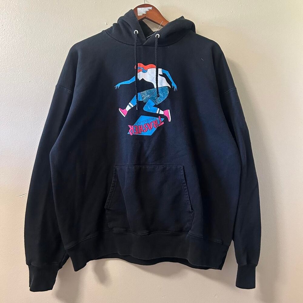 Thrasher Men's Black and Navy Hoodie